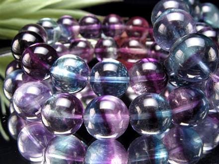 フローライト ブレスレット マルチカラーフローライト ファントムフローライト 蛍石