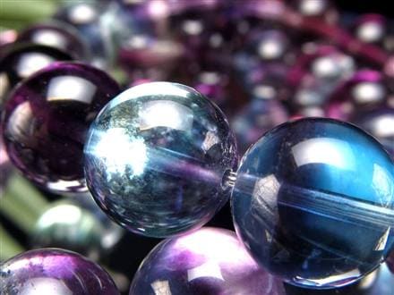 フローライト ブレスレット マルチカラーフローライト ファントムフローライト 蛍石