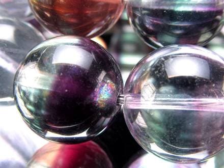 フローライト ブレスレット マルチカラーフローライト ファントムフローライト 蛍石