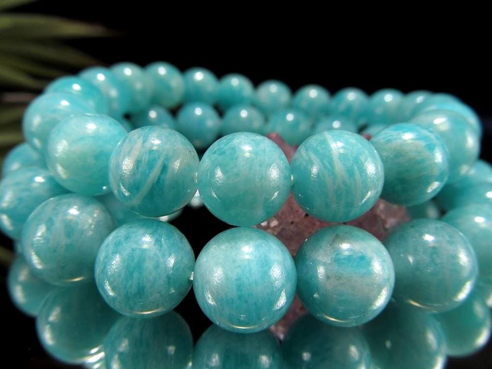 アマゾナイト 天河石 ブレスレット amazonite ホープストーン