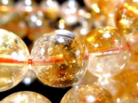 シトリン ファントム 幻影黄水晶 ブレスレット ブラジル産