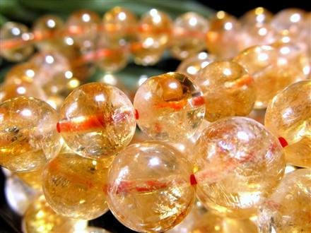 シトリン ファントム 幻影黄水晶 ブレスレット ブラジル産
