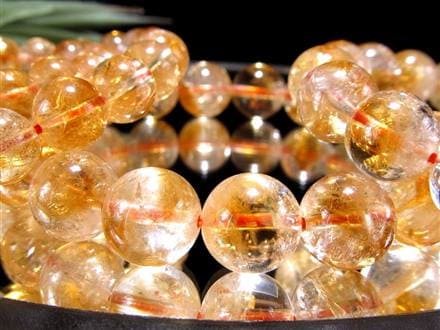 シトリン ファントム 幻影黄水晶 ブレスレット ブラジル産
