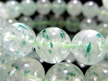 グリーンマイカ フックサイトインクォーツ グリーンモスコバイト 雲母 ブレスレット