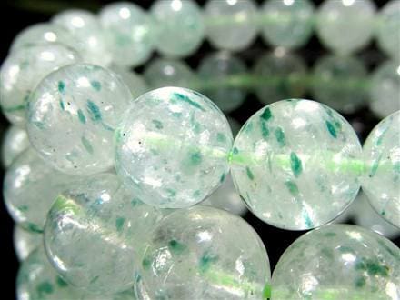 グリーンマイカ フックサイトインクォーツ グリーンモスコバイト 雲母 ブレスレット