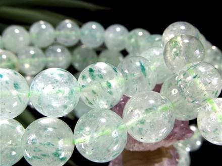 グリーンマイカ フックサイトインクォーツ グリーンモスコバイト 雲母 ブレスレット