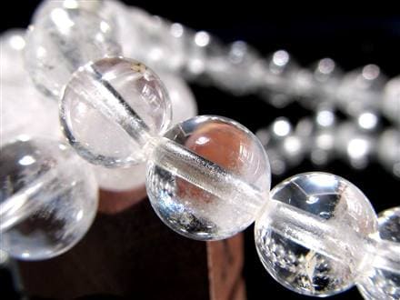 オイルインクォーツ 石油入り水晶 ブレスレット パキスタン産 古代の石油