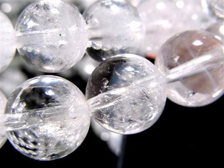 オイルインクォーツ 石油入り水晶 ブレスレット パキスタン産 古代の石油