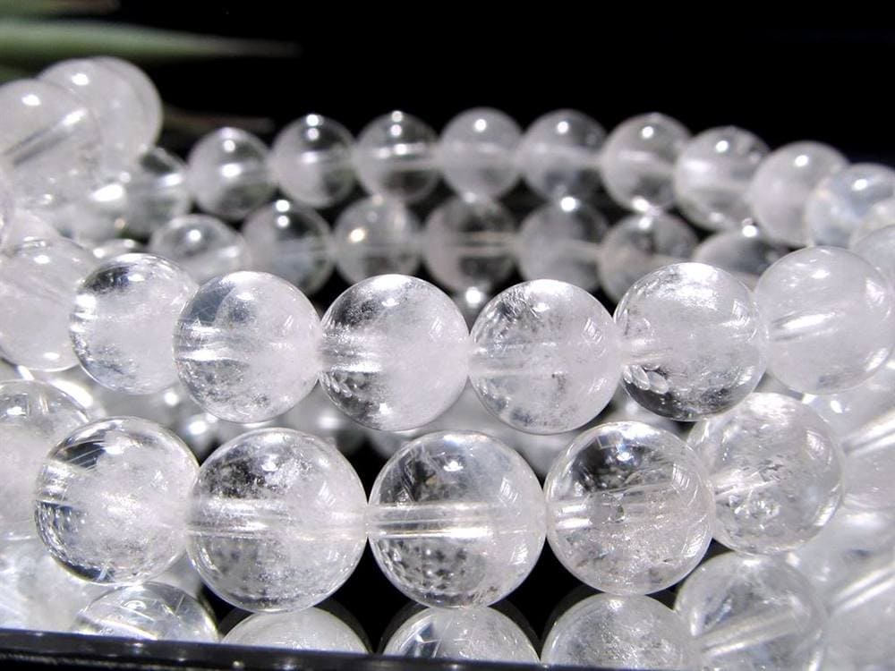 オイルインクォーツ 石油入り水晶 ブレスレット パキスタン産 古代の石油