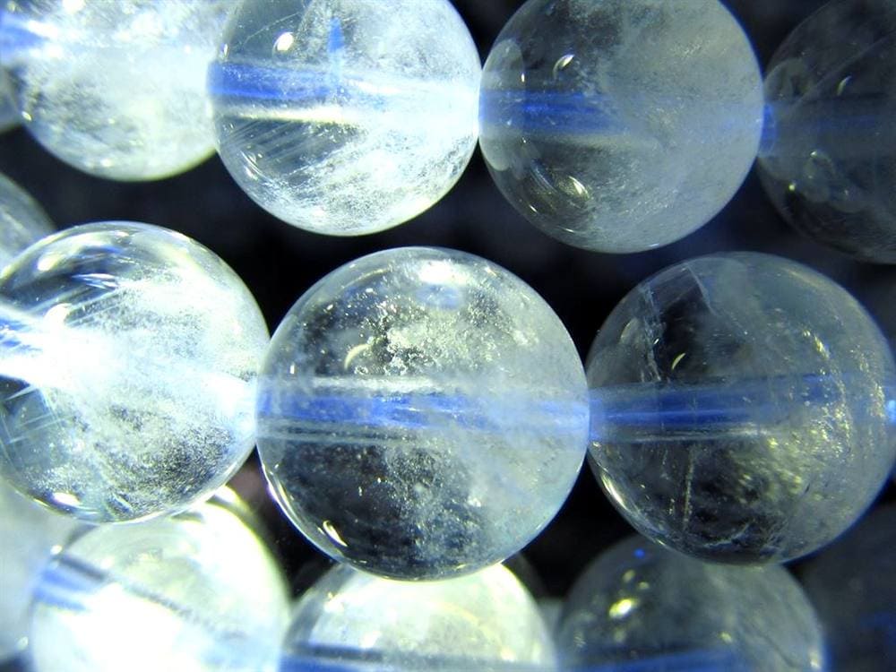 オイルインクォーツ 石油入り水晶 ブレスレット パキスタン産 古代の石油