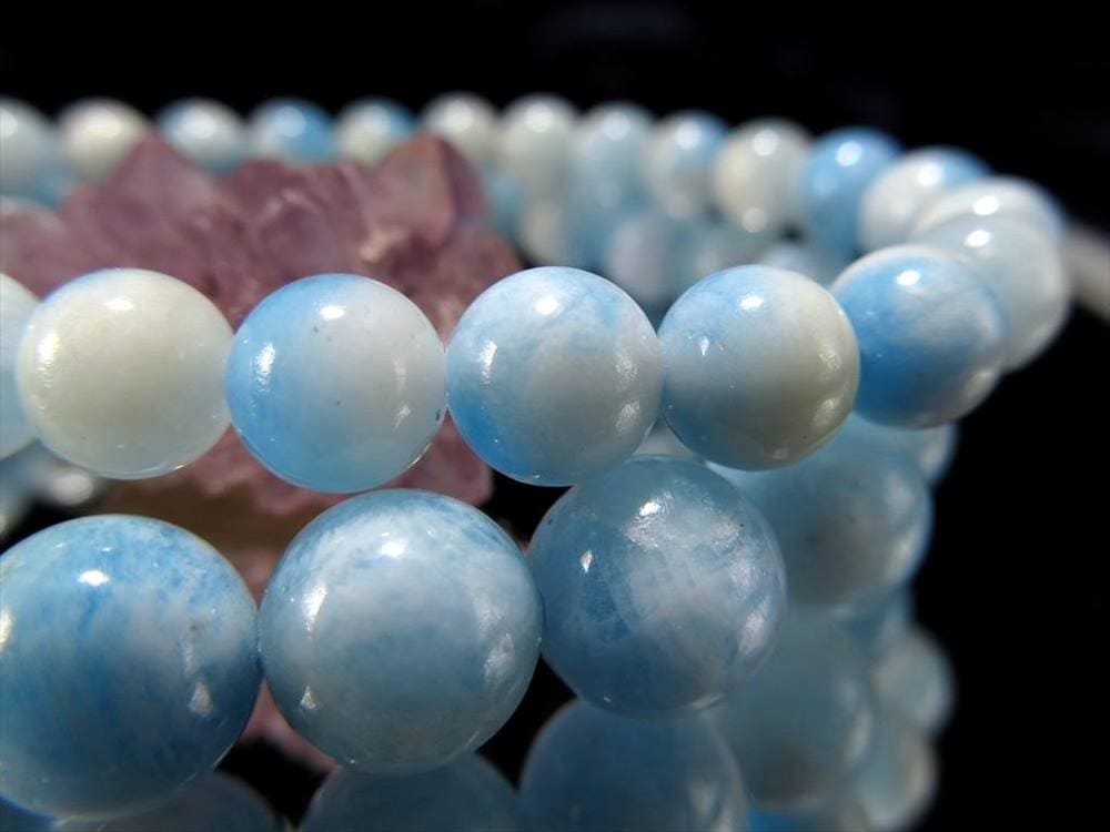 アフガナイト ブレスレット ソーダライト アフガン石 サーレサン鉱山