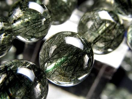 グリーンルチルクォーツ ブレスレット ルチル 天然石 パワーストーン