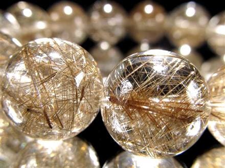 シルバールチル ルチルクォーツ ブレスレット シルバールチルクォーツ 二酸化チタン 仕事運