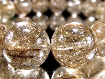 シルバールチル ルチルクォーツ ブレスレット シルバールチルクォーツ 二酸化チタン 仕事運