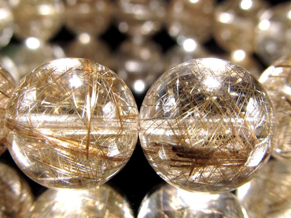 シルバールチル ルチルクォーツ ブレスレット シルバールチルクォーツ 二酸化チタン 仕事運