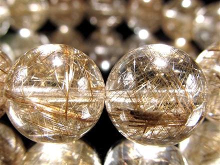 シルバールチル ルチルクォーツ ブレスレット シルバールチルクォーツ 二酸化チタン 仕事運