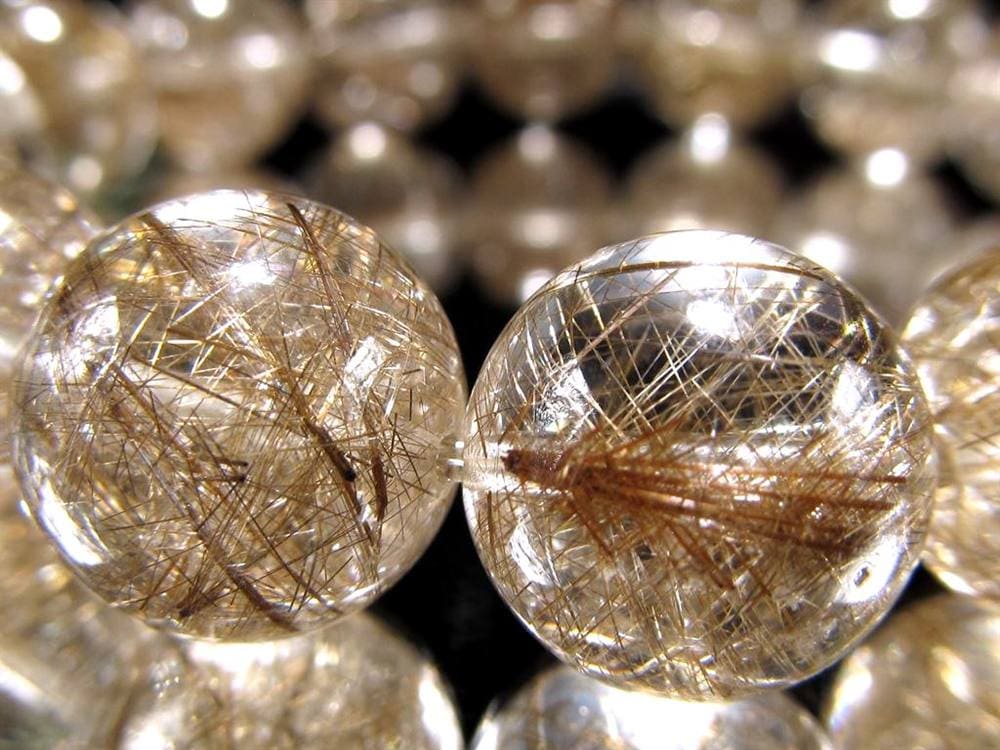 シルバールチル ルチルクォーツ ブレスレット シルバールチルクォーツ 二酸化チタン 仕事運