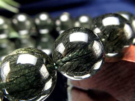 グリーンルチルクォーツ ブレスレット ルチル 天然石 パワーストーン