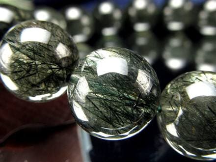 グリーンルチルクォーツ ブレスレット ルチル 天然石 パワーストーン