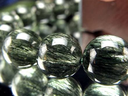 グリーンルチルクォーツ ブレスレット ルチル 天然石 パワーストーン