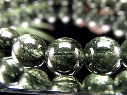 グリーンルチルクォーツ ブレスレット ルチル 天然石 パワーストーン