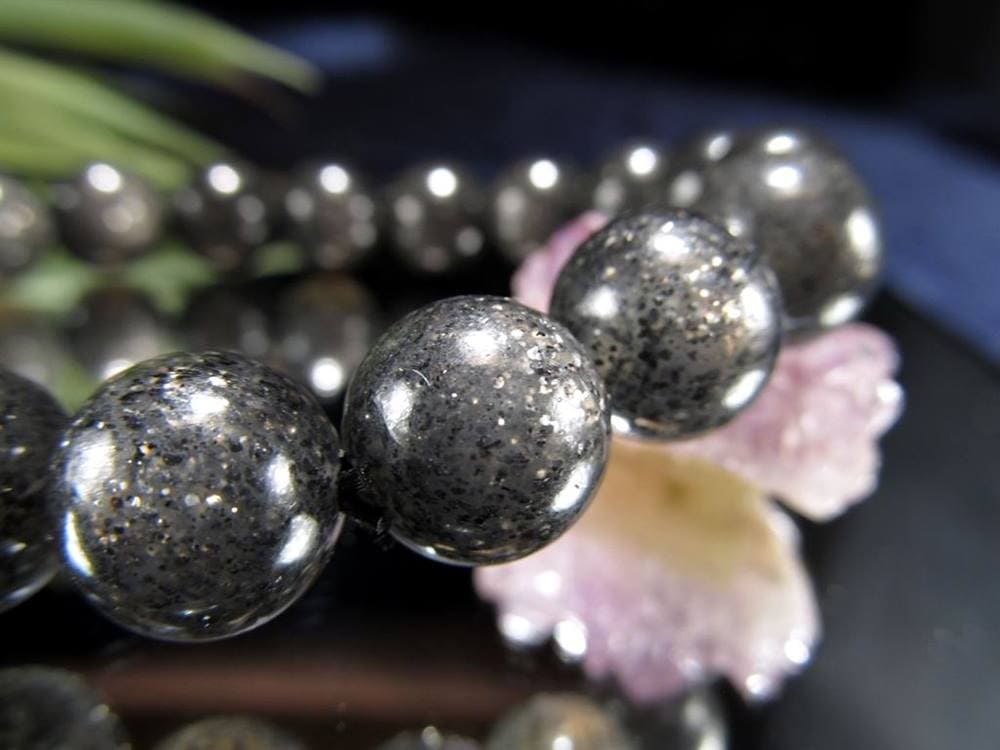 サンストーン ブラック 日長石 ブレスレット アベンチュレッセンス