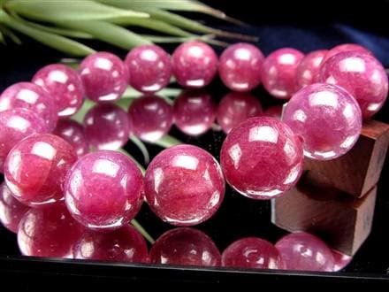 ルビー 紅玉 ブレスレット コランダム 7月の誕生石