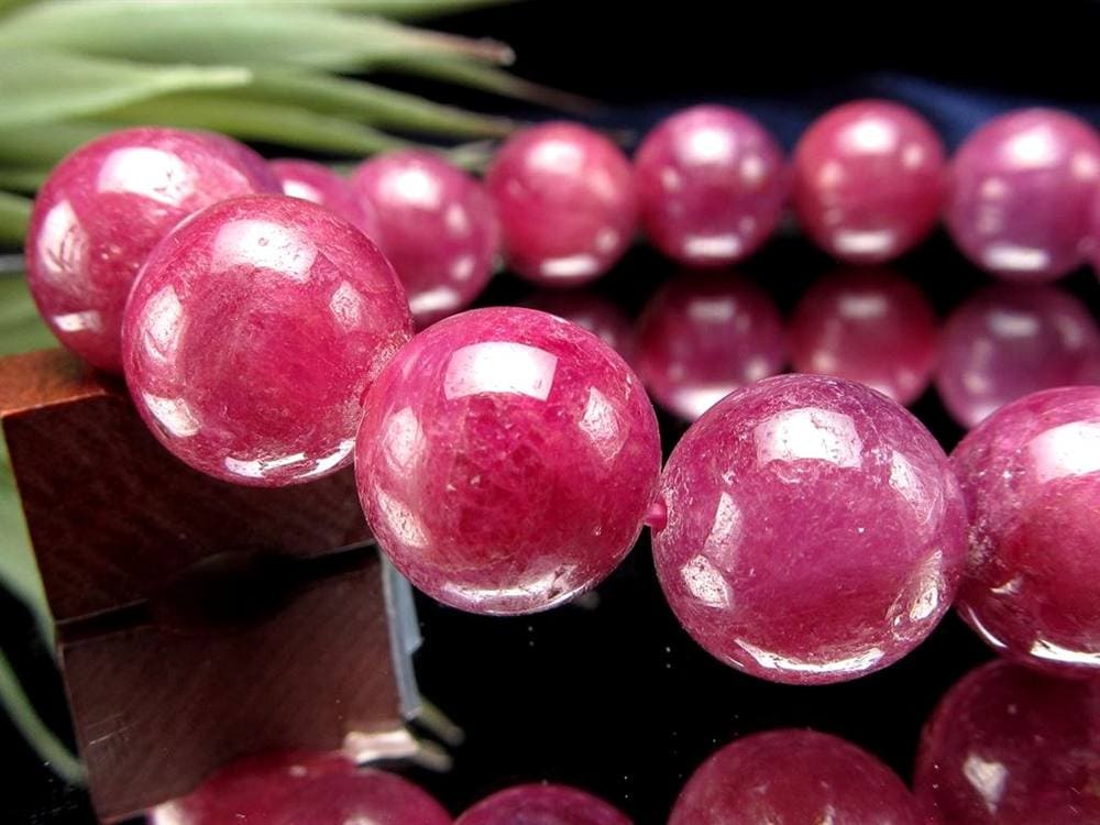 ルビー 紅玉 ブレスレット コランダム 7月の誕生石