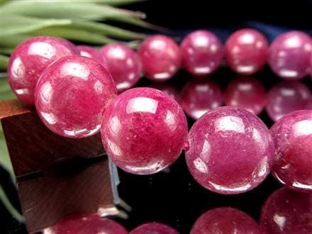 ルビー 紅玉 ブレスレット コランダム 7月の誕生石