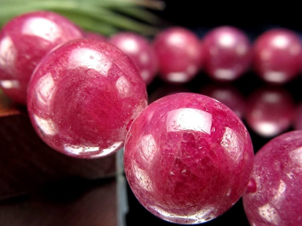 ルビー 紅玉 ブレスレット コランダム 7月の誕生石