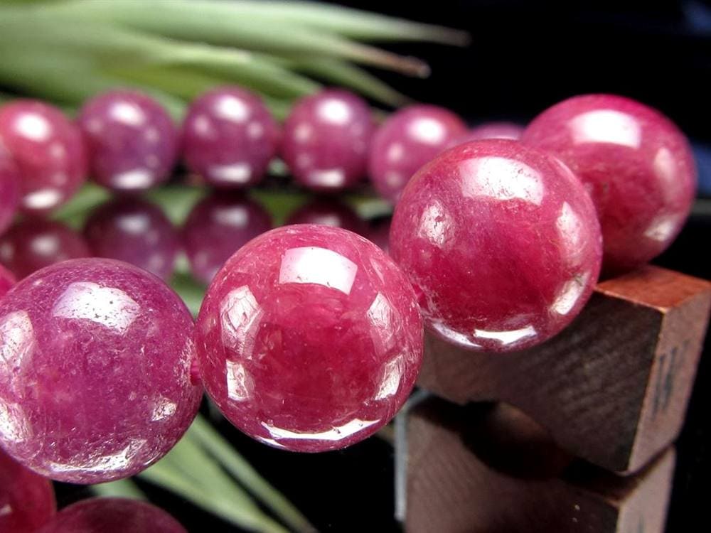 ルビー 紅玉 ブレスレット コランダム 7月の誕生石