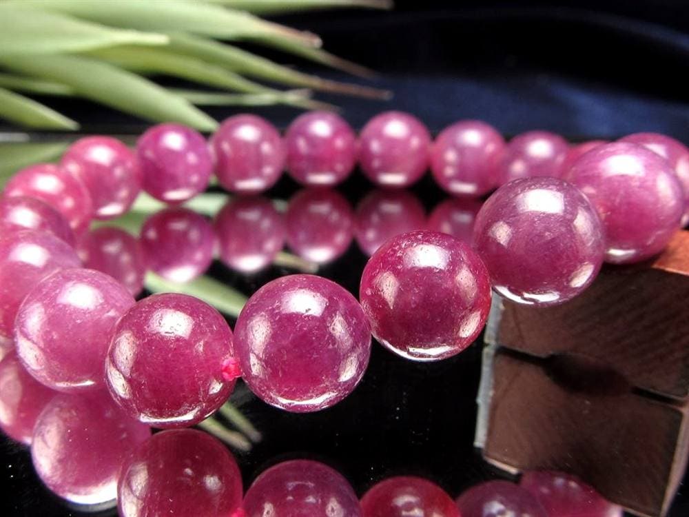 ルビー 紅玉 ブレスレット コランダム 7月の誕生石