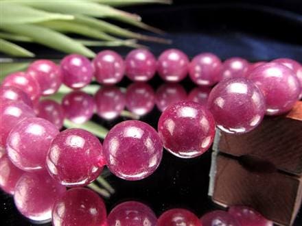 ルビー 紅玉 ブレスレット コランダム 7月の誕生石