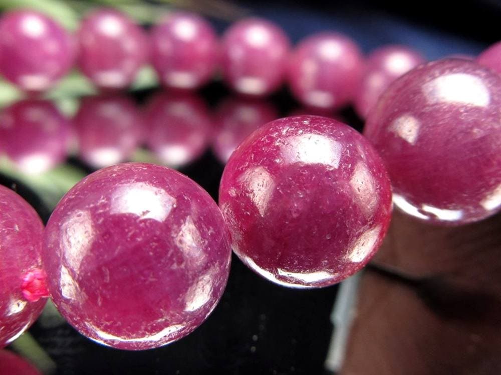 ルビー 紅玉 ブレスレット コランダム 7月の誕生石