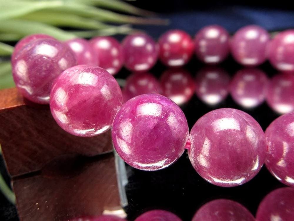 ルビー 紅玉 ブレスレット コランダム 7月の誕生石