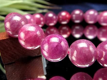 ルビー 紅玉 ブレスレット コランダム 7月の誕生石