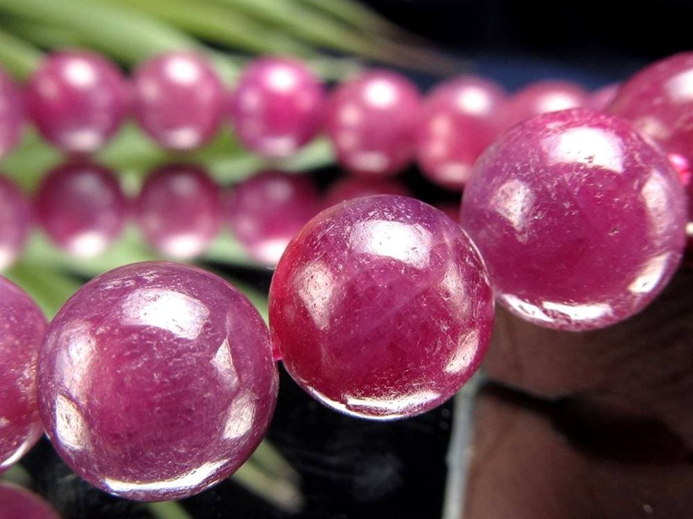 ルビー 紅玉 ブレスレット コランダム 7月の誕生石