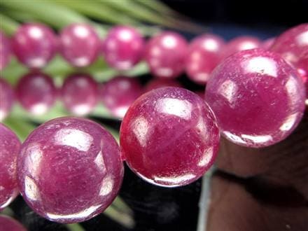 ルビー 紅玉 ブレスレット コランダム 7月の誕生石