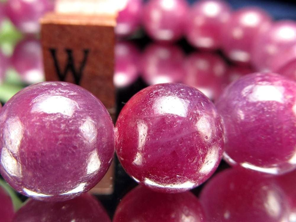 ルビー 紅玉 ブレスレット コランダム 7月の誕生石