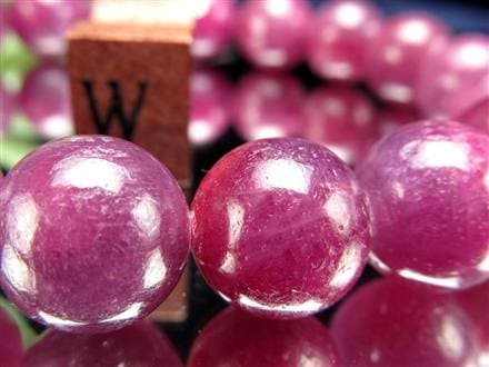 ルビー 紅玉 ブレスレット コランダム 7月の誕生石