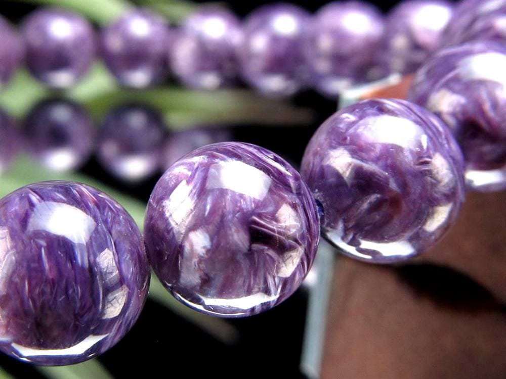 チャロアイト チャロ石 ブレスレット Charoite ロシア産