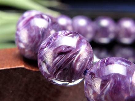 チャロアイト チャロ石 ブレスレット Charoite ロシア産