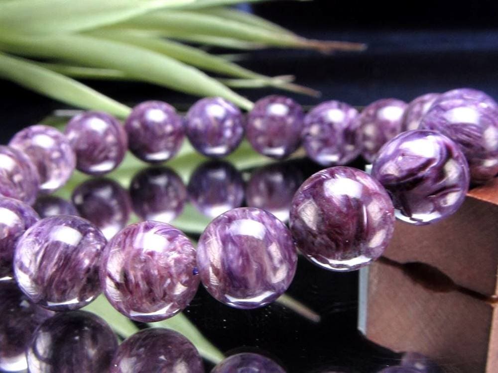 チャロアイト チャロ石 ブレスレット Charoite ロシア産