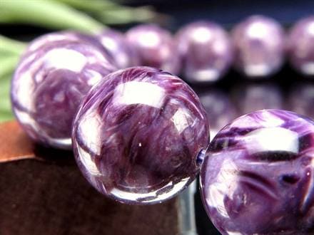 チャロアイト チャロ石 ブレスレット Charoite ロシア産