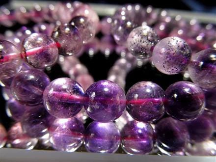 アメジストエレスチャル ブレスレット エレスチャル 紫水晶 スーパーセブン