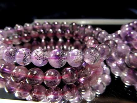 アメジストエレスチャル ブレスレット エレスチャル 紫水晶 スーパーセブン