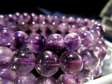 アメジストエレスチャル ブレスレット エレスチャル 紫水晶 スーパーセブン