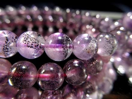 アメジストエレスチャル ブレスレット エレスチャル 紫水晶 スーパーセブン