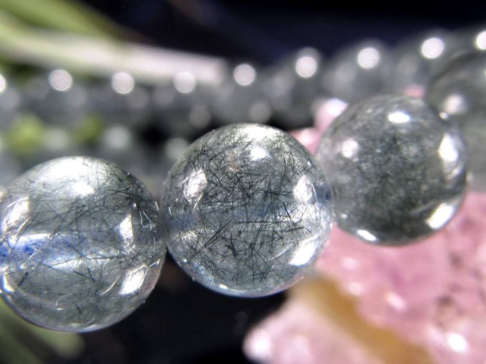 藍ルチル ラビットヘア アクチノライト ブルールチル アクチノライトインクォーツ