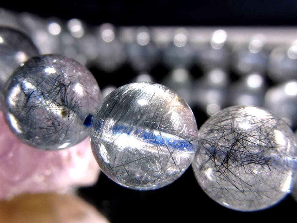 藍ルチル ラビットヘア アクチノライト ブルールチル アクチノライトインクォーツ